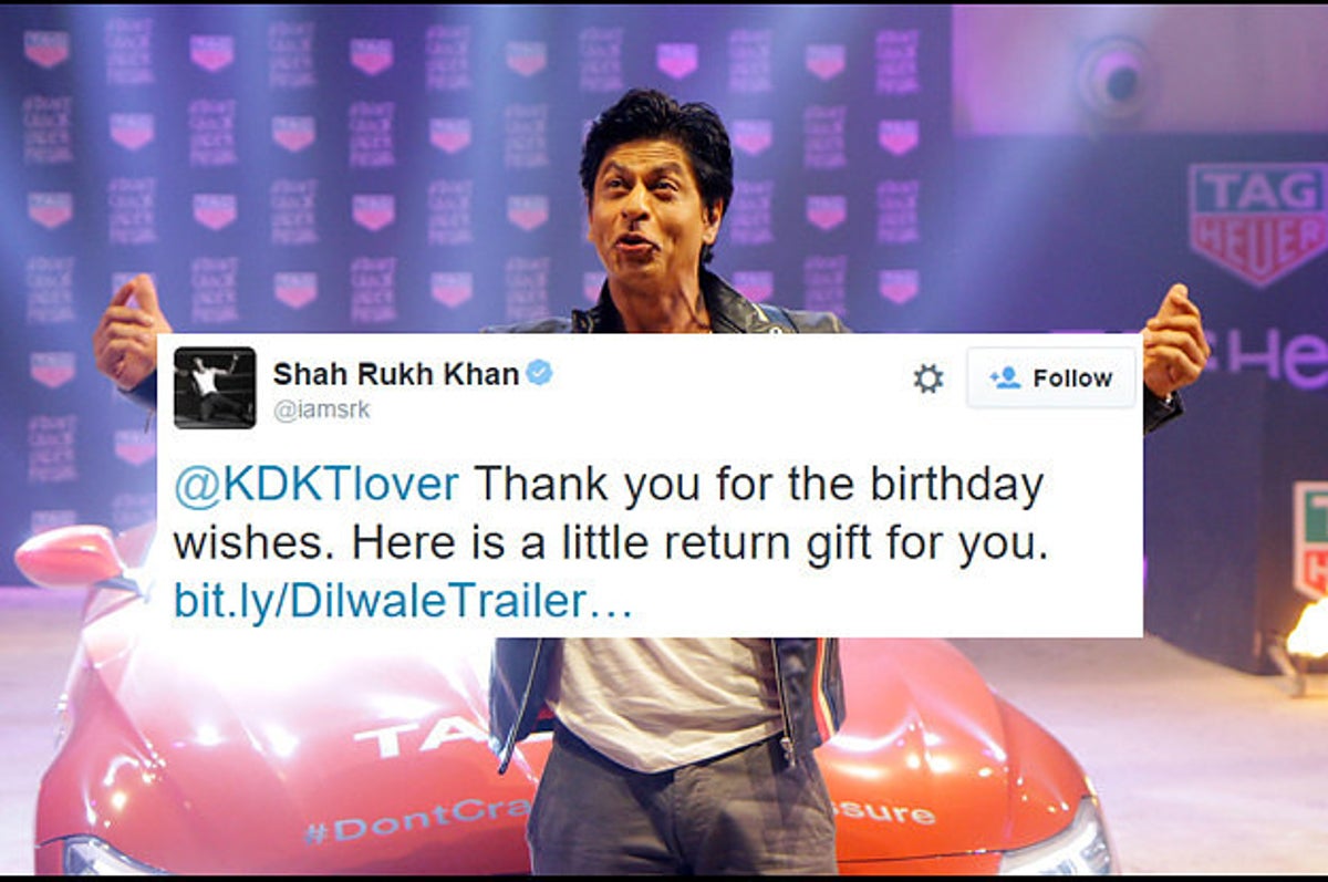 Here's a souvenir for 'Dilwale' fans from Shah Rukh Khan