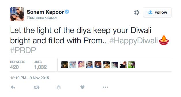 Salman Khan And Sonam Kapoor Launched A New Diya Emoji On Twitter For Diwali