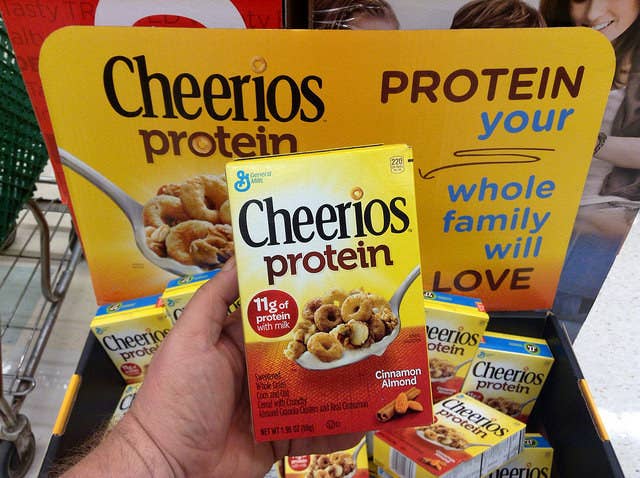 General Mills Is Being Sued Over Cheerios Protein Claims - Original cheerios nutrition label