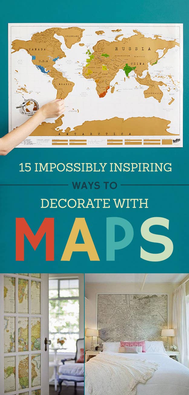 15 cheap and super creative ways to decorate your home with maps 15 cheap and super creative ways to decorate your home with maps