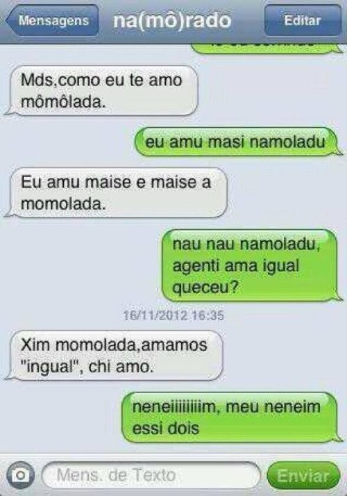 O registro desta conversa.