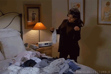 "If I had a boyfriend there'd be no room for all the laundry on my bed"