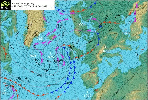 The Met Office's chief meteorologist, Eddy Carroll, warned that "this storm could have some medium impacts, such as disruption to transport".