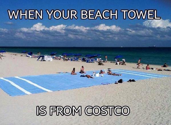 costco beach towels