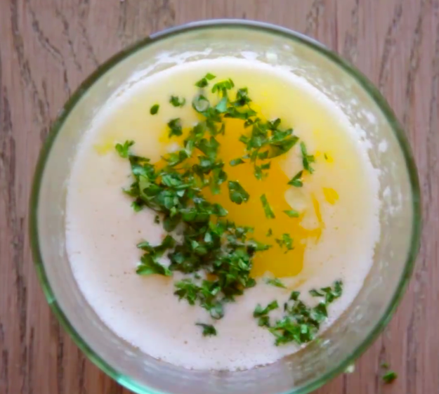 Separately, in a small bowl, mix melted butter + garlic + parsley...