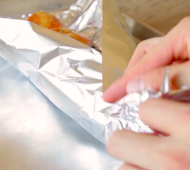 Wrap it all in foil: