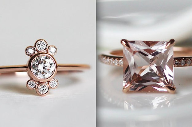 Do you like rose gold engagement rings