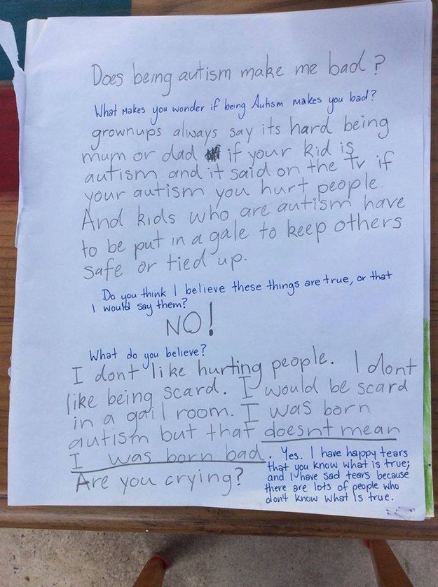 A 7-Year-Old Autistic Girl's Beautiful Letter To Her Mother Is Going Viral