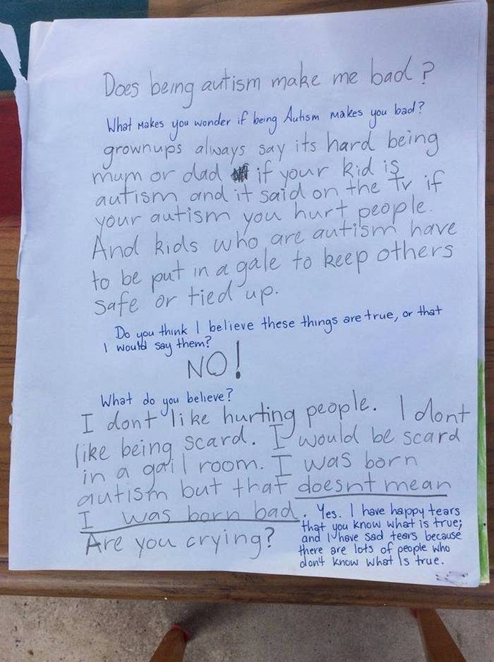 A 7 Year Old Autistic Girl S Beautiful Letter To Her Mother Is Going Viral