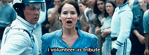 A child who is forced to enter The Hunger Games.