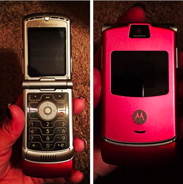 Actual definition: An instrument with a sharp blade.What it means to '00s kids: The phone you begged your parents for.