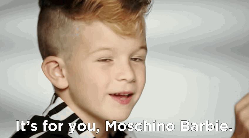 Moschino dares to feature a boy as star of its Barbie doll video ad