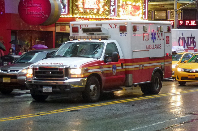 Bus = ambulance, of course.