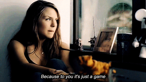 Letra inesquecível: "But you don't like me / You just like the chase"