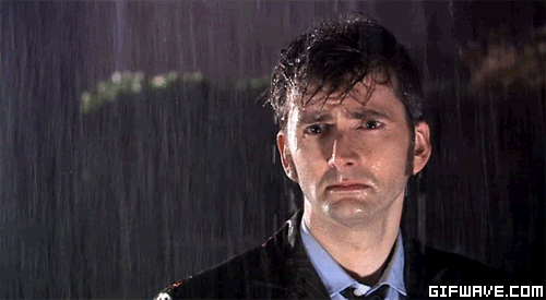 "Oh, it's raining. Lucky I remembered to pack my... Oh."