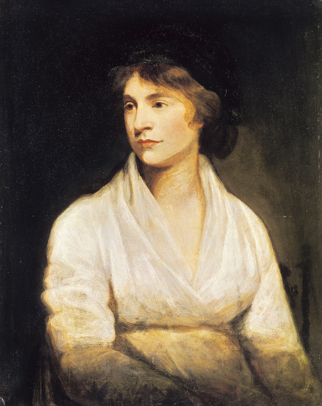 A portrait of Mary Wollstonecraft, the only female political thinker in the revised syllabus.