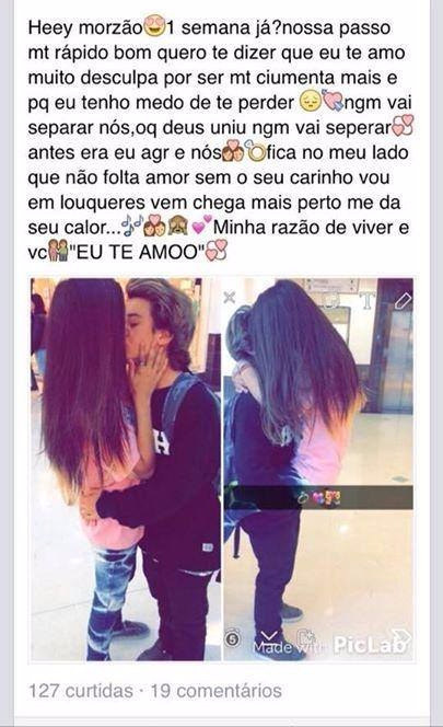 Esta apaixonadíssima comemoração de... UMA SEMANA DE NAMORO.
