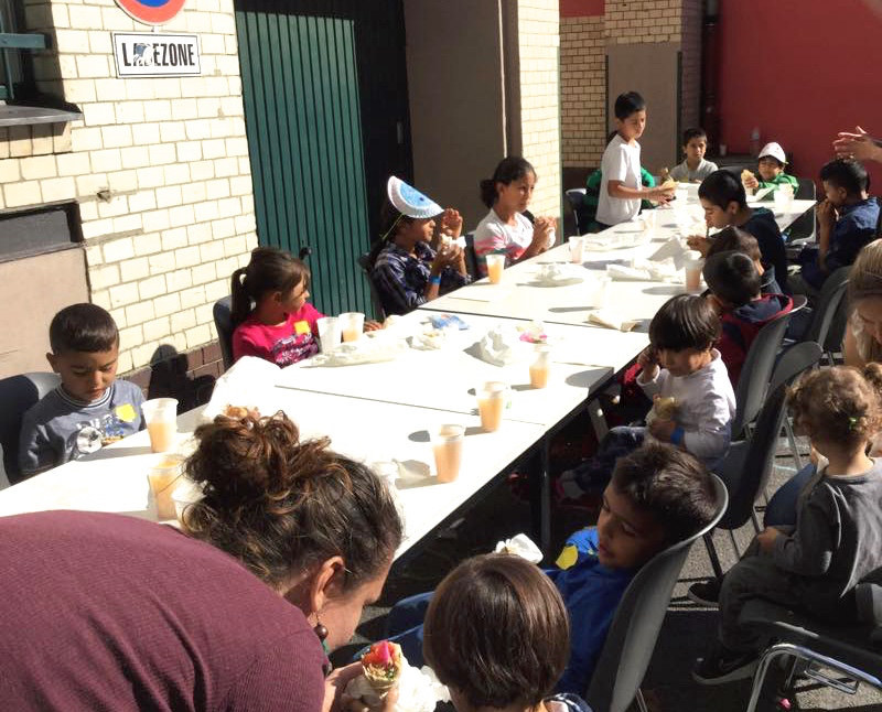 Das Betahaus-Team wollte auf ihre Art helfen und stellte nicht nur Räumlichkeiten und Helfer zur Verfügung. Sie entwickelten sogar Spiele speziell für den "Kids Day".