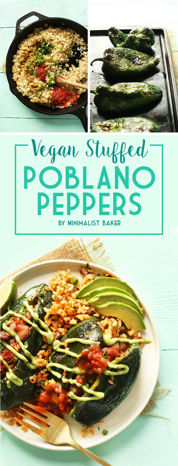 This healthy, vegan dinner comes together easily, and won't leave anybody wanting. Recipe here.