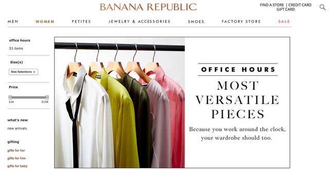 Banana Republic Is Gap S Black Eye Right Now