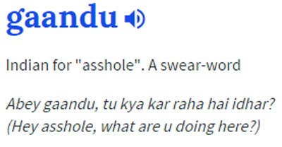 Here's What These 18 Hindi Gaalis Mean According To Urban Dictionary