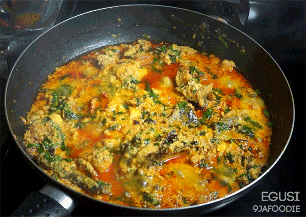 This Nigerian stew uses melon seeds (although these probably could be substituted for squash or gourd seeds), as well as spinach, fish, and beans. Proof that in West Africa, nothing goes to waste. Recipe here.