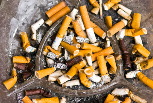 Cigarettes contain at least 70 known cancer-causing chemicals. Smoking is responsible for 87% of lung cancer deaths in America.