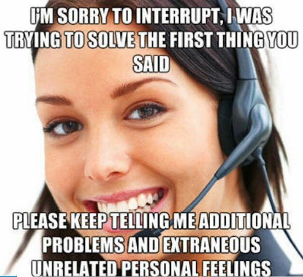 call center agent meme