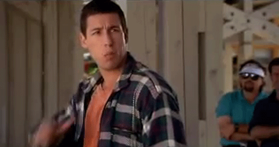 Your favorite actor is Adam Sandler
