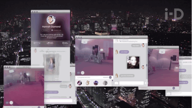 "The song is the story of an online relationship,” Diamond explained in a press release. “Not with one specific person, but with all the people you interact with, and how it can often feel really isolating in online spaces despite being constantly surrounded by others.”