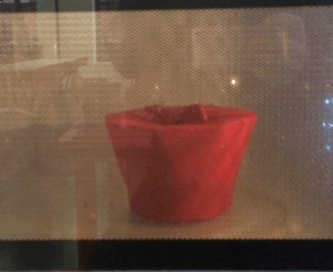 When you stick it in the microwave and the kernels first start popping, a couple of kernels will escape onto the rotating glass tray. NBD! I just toss them back in the bowl at the end. At a certain point the top does pop open, and I like to watch the mountain of popcorn get bigger and bigger. When it's done, I shake a bunch of salt over it — and sometimes some pepper and garlic powder if I'm feeling fancy — and then stuff it in my mouth by the handful. —Natalie Brown