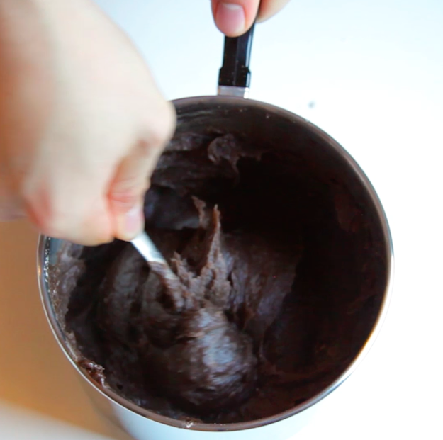 Then STIR until creamy: