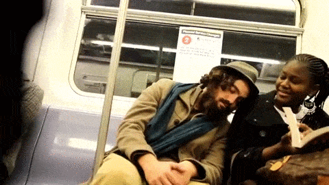 "Seriously, mate, sober up before you hop on the train. It'll be the best thing you do on this festive evening."