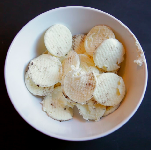 Next, stick the Oreo cream in the microwave: