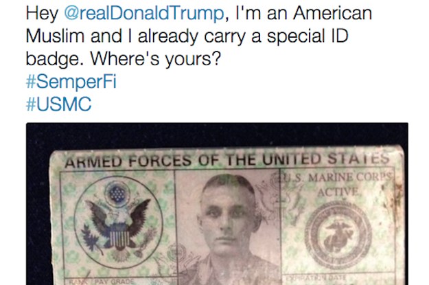A Marine Responded To Donald Trump's MuslimID Comments