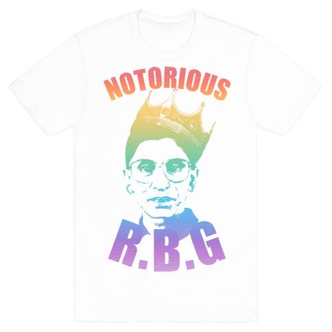 Shirts, mugs, totes — EVERYTHING "NOTORIOUS R.B.G." YOU COULD EVER NEED.Check out the collection here!