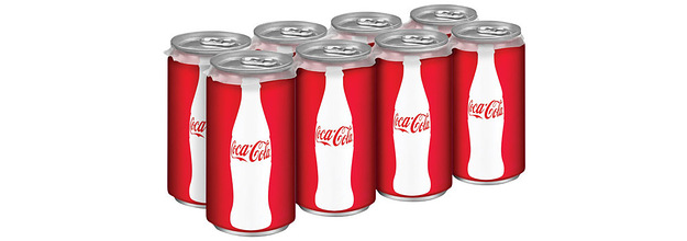 coca cola 6 pack cans
