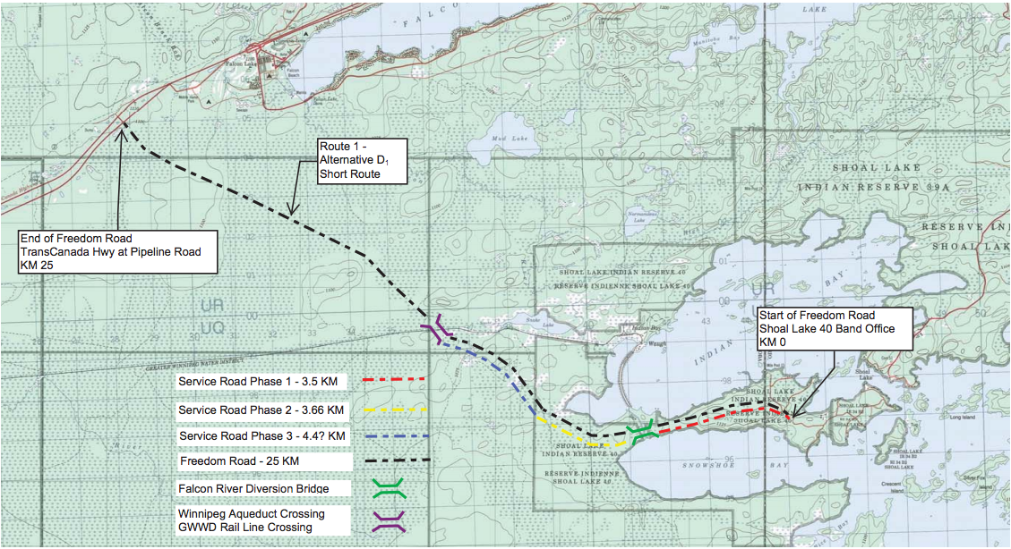 Shoal Lake 40 First Nation Says Its Road To The Rest Of The Country Is ...