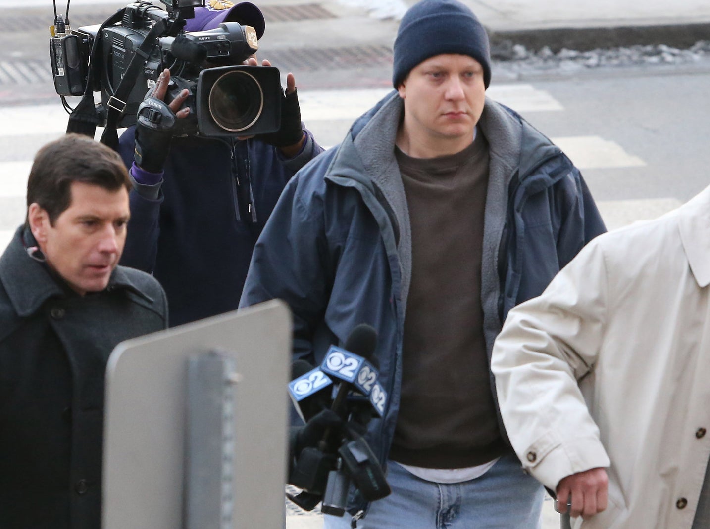 Officer Jason Van Dyke arrives at the Leighton Criminal Courthouse in Chicago on Tuesday, Nov. 24.