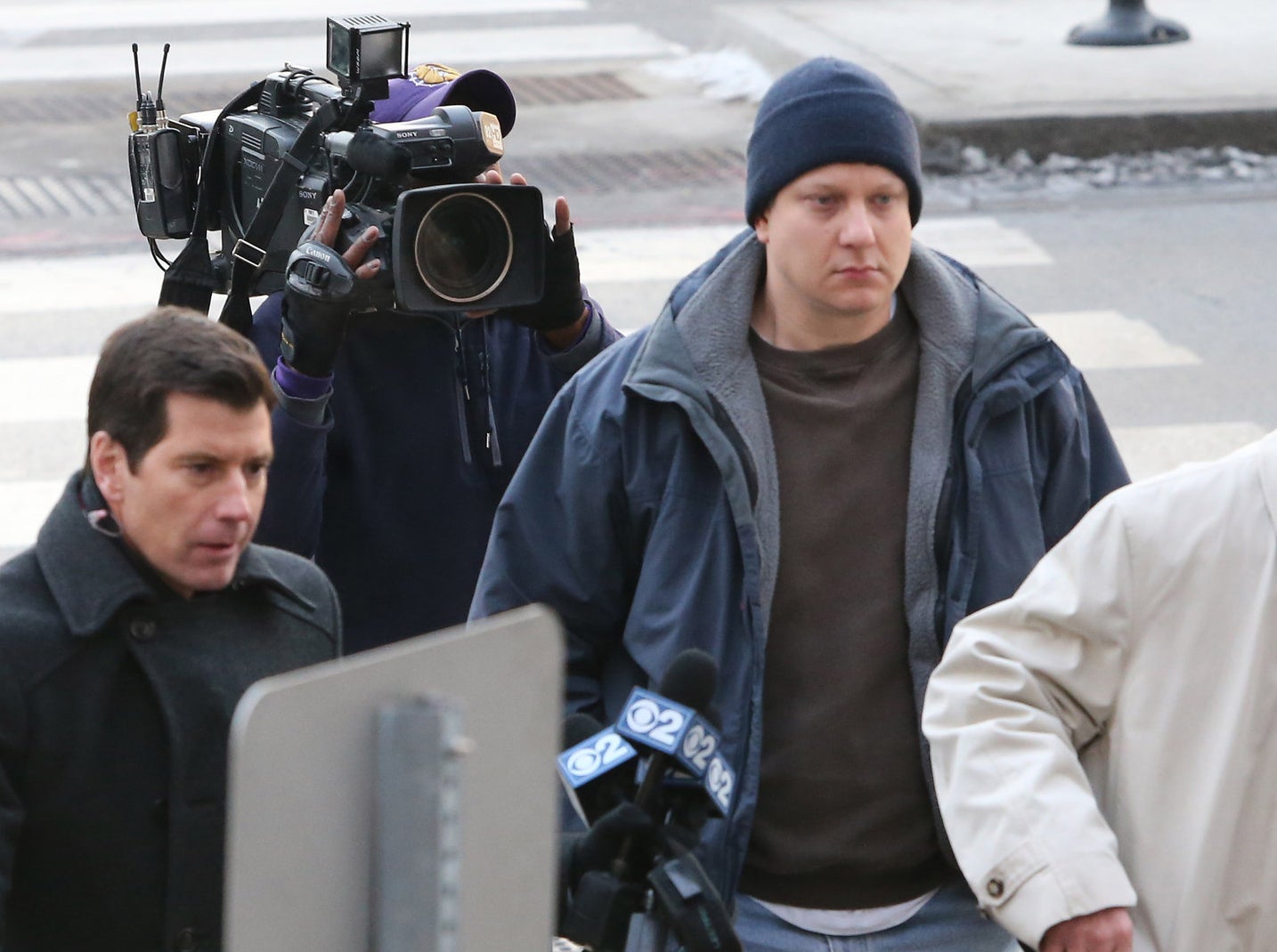Officer Jason Van Dyke arrives at the Leighton Criminal Courthouse in Chicago on Tuesday, Nov. 24.