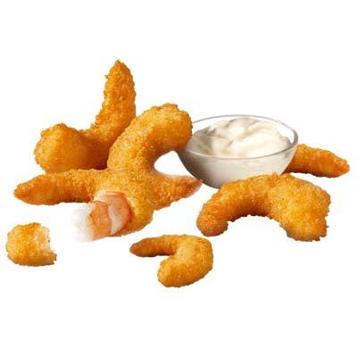Crispy shrimp to pop in my face, complete with a lovely sauce to dip. I'm sold.