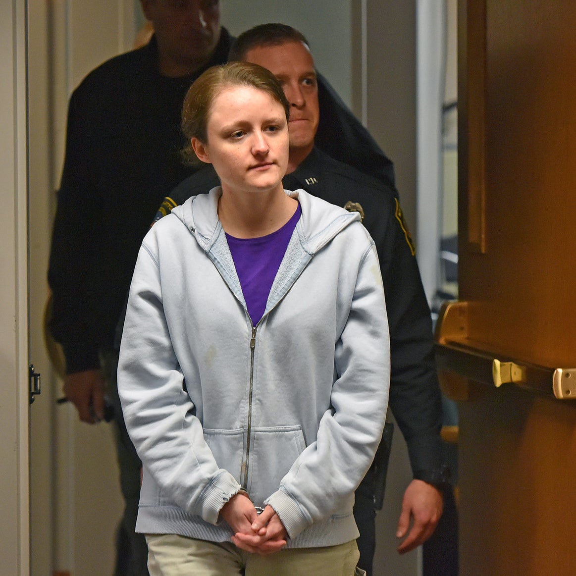 Tiffanie Irwin at the indictment hearing at the Oneida County Courthouse, Tuesday, Nov. 24.