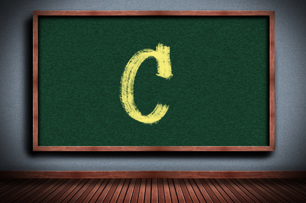 You get a C