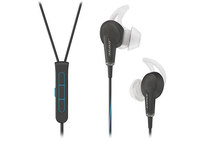 Bose offers in-ear and over-ear headphones that don't just block out the noise but, with the flick of a tiny switch, literally intercept and cover up unwanted frequencies for seriously peaceful listening. These are pricey, but an absolute must for regular travellers or people who live in noisy flats.