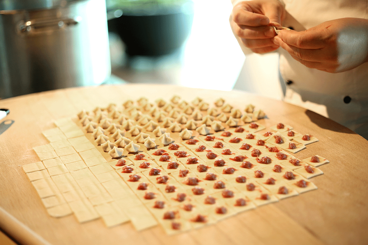 AUBREE: Watching the mantı being made was completely hypnotic — a leisure activity all its own. Honestly, I stood there for 25 minutes with my mouth slightly agape. And I refuse to tell you how quickly I ate it, but it definitely took WAY less time than it did to make.