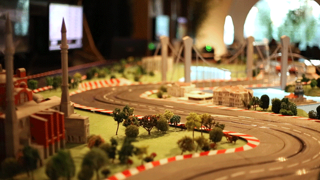 CHRIS: I've always approached life like a slot car: one speed, one track, go go go, you know? But I didn't know that you have to strategically slow down when rounding a tight corner or that you can change lanes if you want. Which means I didn't just play at the airport — I learned.AUBREE: I was extremely (like EXTREMELY) proud of my slot car skills, and sort of shocked to discover I have this hidden talent. No one could beat me, like not even the guy who ran the gaming section. OK, so I didn't actually play him, but I could tell by the way he was eyeing me that he knew he didn't stand a chance.
