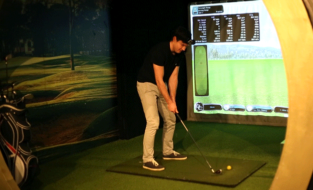 CHRIS: I saw this not simply as an activity during a layover, but as an investment in my future. A little swing here, a little chip there, one firm handshake on the 18th hole, and, BOOM, you've convinced a billionaire to invest in your startup and bring waterless toilets to every home in the world! Never mind that I missed the ball entirely — no one will be able to hear that noise over the sound of my success.
