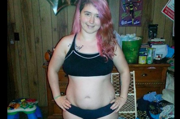 BadAssUndies: New mother poses in underwear in Facebook photo to