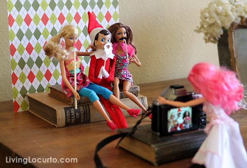 The next best thing to taking an elfie. From Living Locurto.