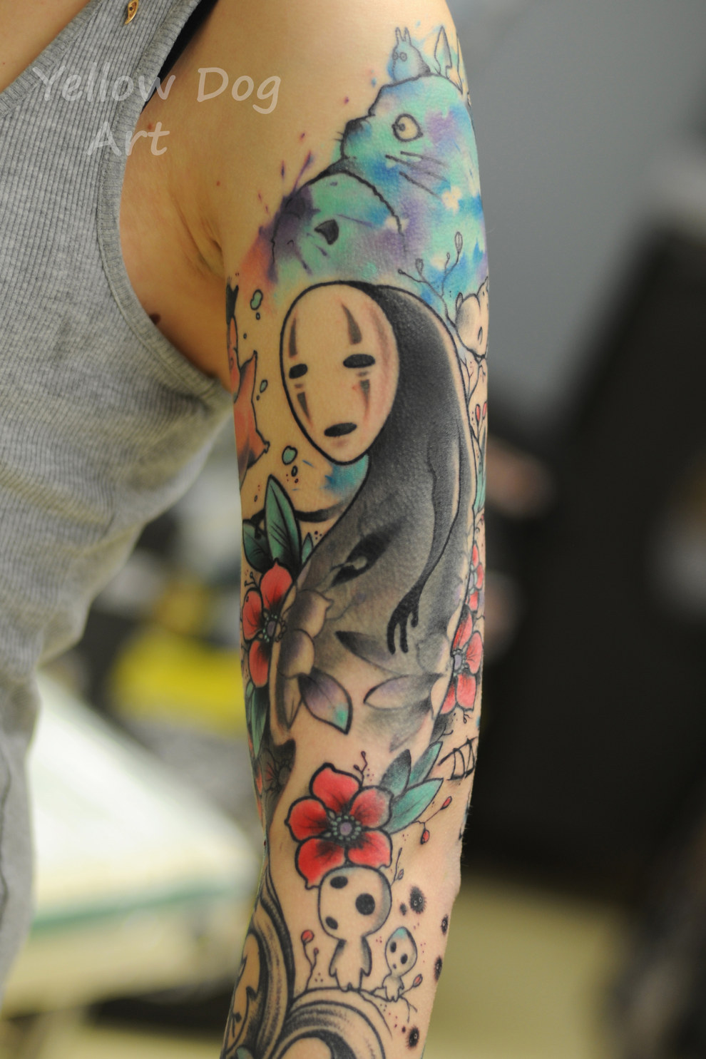 My Studio Ghibli tattoo done No Love Lost Tattoos  rghibli